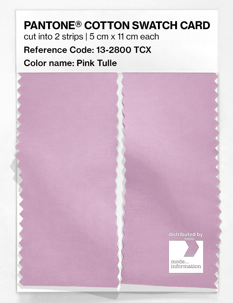 Product image 2 of the product “PANTONE® COTTON SWATCH CARD 13-2800 TCX Pink Tulle ”