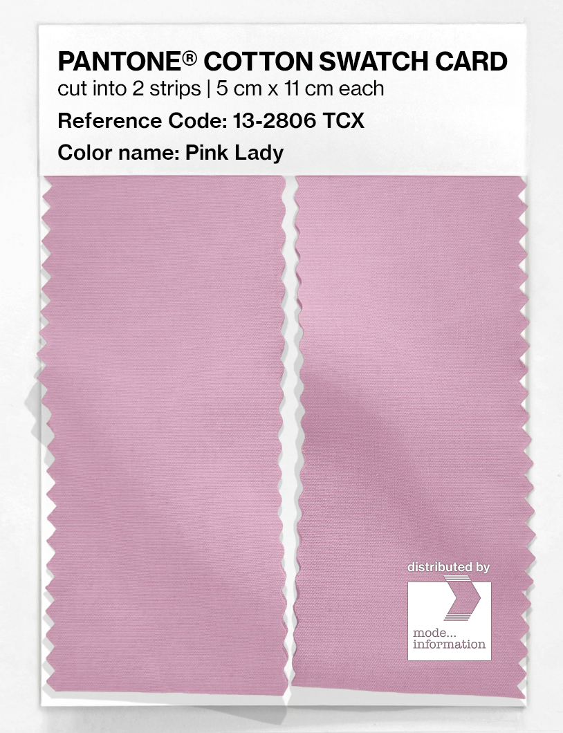 Product image 2 of the product “PANTONE® COTTON SWATCH CARD 13-2806 TCX Pink Lady ”