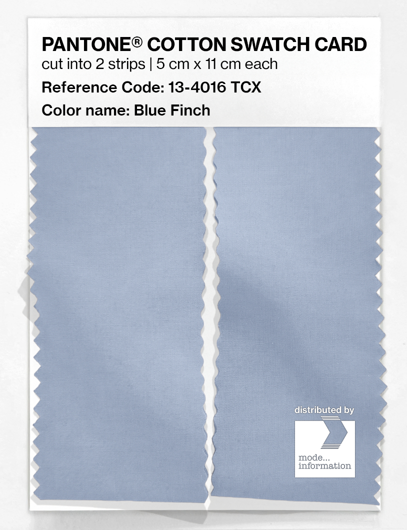 Product image 2 of the product “PANTONE® COTTON SWATCH CARD 13-4016 TCX Blue Finch ”