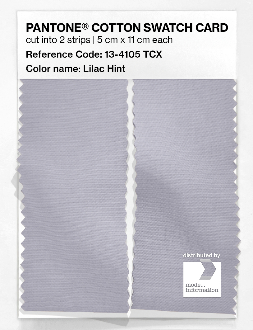 Artikelbild 2 des Artikels “PANTONE® COTTON SWATCH CARD 13-4105 TCX Lilac Hint “