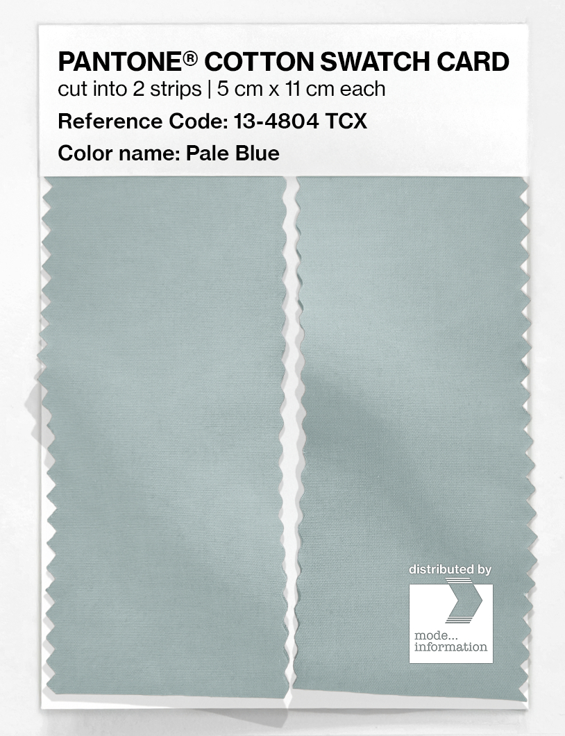 Artikelbild 2 des Artikels “PANTONE® COTTON SWATCH CARD 13-4804 TCX Pale Blue “