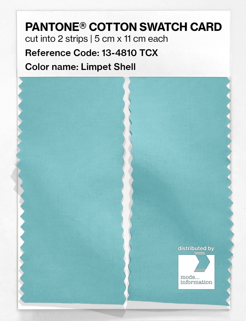 Product image 2 of the product “PANTONE® COTTON SWATCH CARD 13-4810 TCX Limpet Shell ”