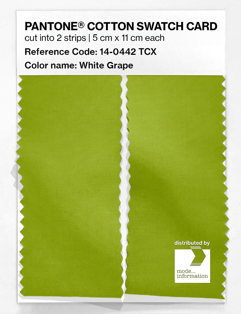 Product image 2 of the product “PANTONE® COTTON SWATCH CARD 14-0442 TCX White Grape ”