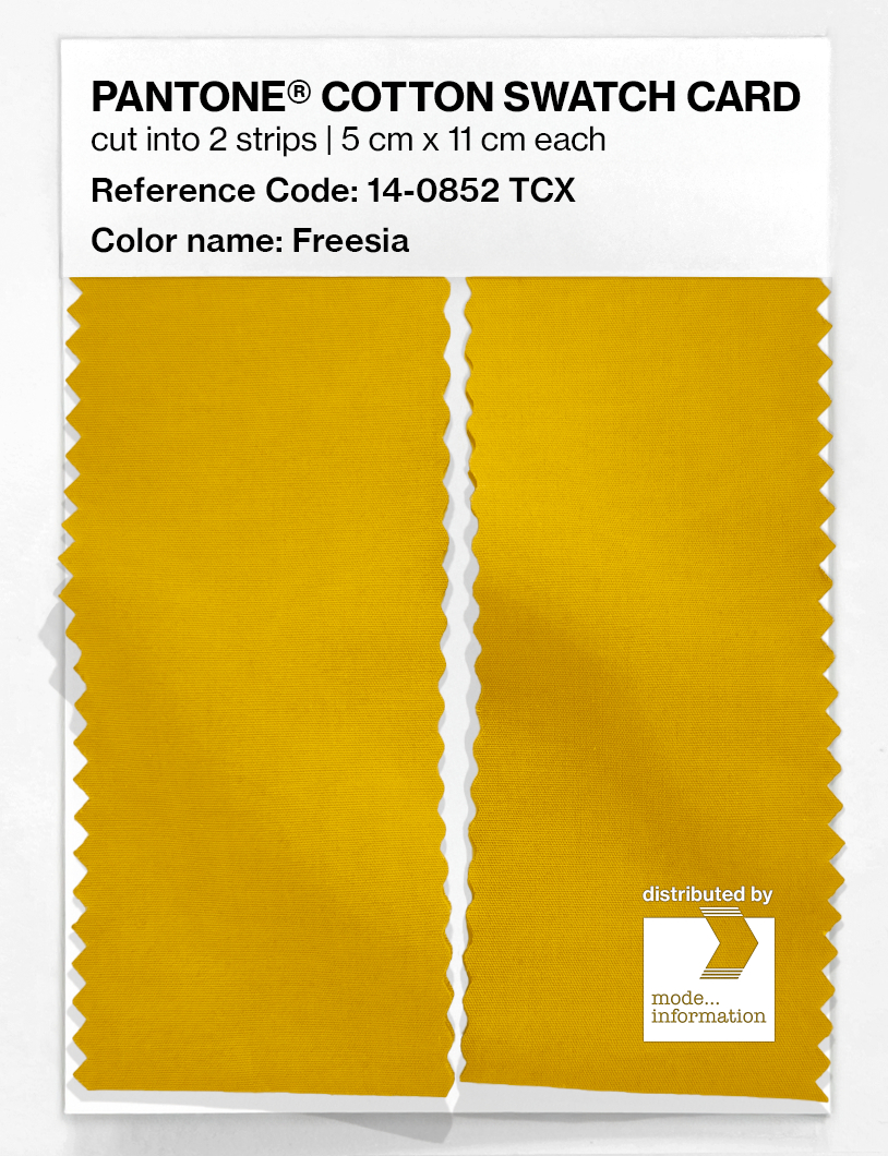 Product image 2 of the product “PANTONE® COTTON SWATCH CARD 14-0852 TCX Freesia ”