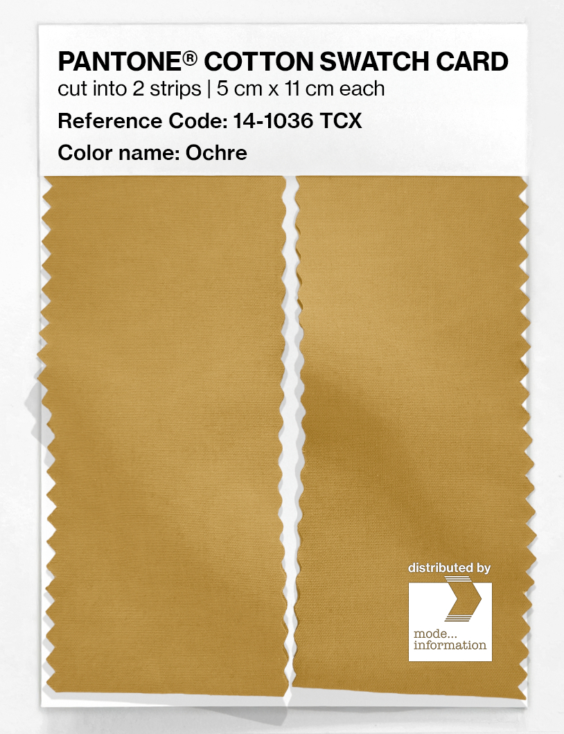 Artikelbild 2 des Artikels “PANTONE® COTTON SWATCH CARD 14-1036 TCX Ochre “