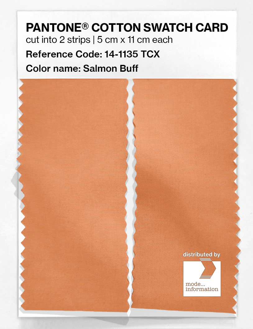 Artikelbild 2 des Artikels “PANTONE® COTTON SWATCH CARD 14-1135 TCX Salmon Buff “