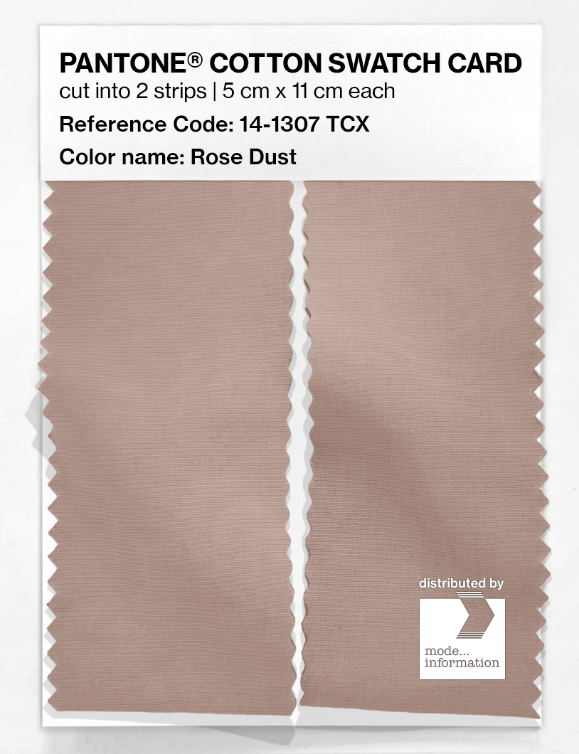 Product image 2 of the product “PANTONE® COTTON SWATCH CARD 14-1307 TCX Rose Dust ”
