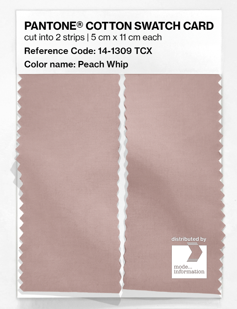 Artikelbild 2 des Artikels “PANTONE® COTTON SWATCH CARD 14-1309 TCX Peach Whip “