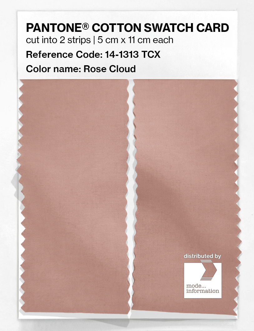 Artikelbild 2 des Artikels “PANTONE® COTTON SWATCH CARD 14-1313 TCX Rose Cloud “