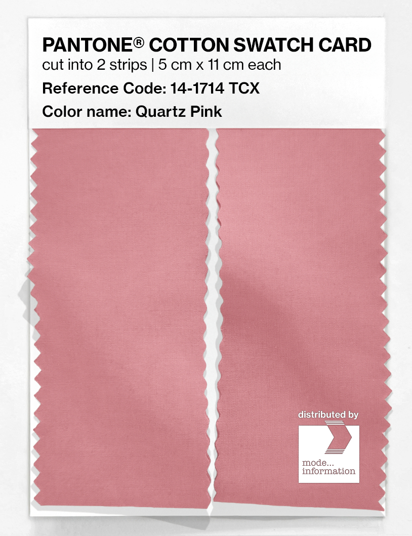 Artikelbild 2 des Artikels “PANTONE® COTTON SWATCH CARD 14-1714 TCX Quartz Pink “