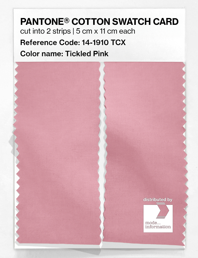 Artikelbild 2 des Artikels “PANTONE® COTTON SWATCH CARD 14-1910 TCX Tickled Pink “