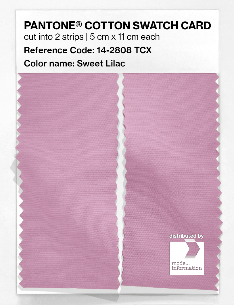Artikelbild 2 des Artikels “PANTONE® COTTON SWATCH CARD 14-2808 TCX Sweet Lilac “