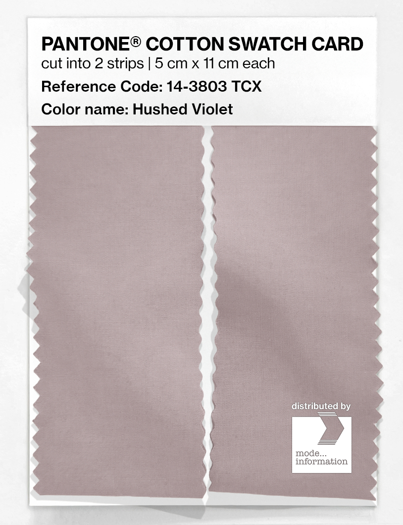 Artikelbild 2 des Artikels “PANTONE® COTTON SWATCH CARD 14-3803 TCX Hushed Violet “