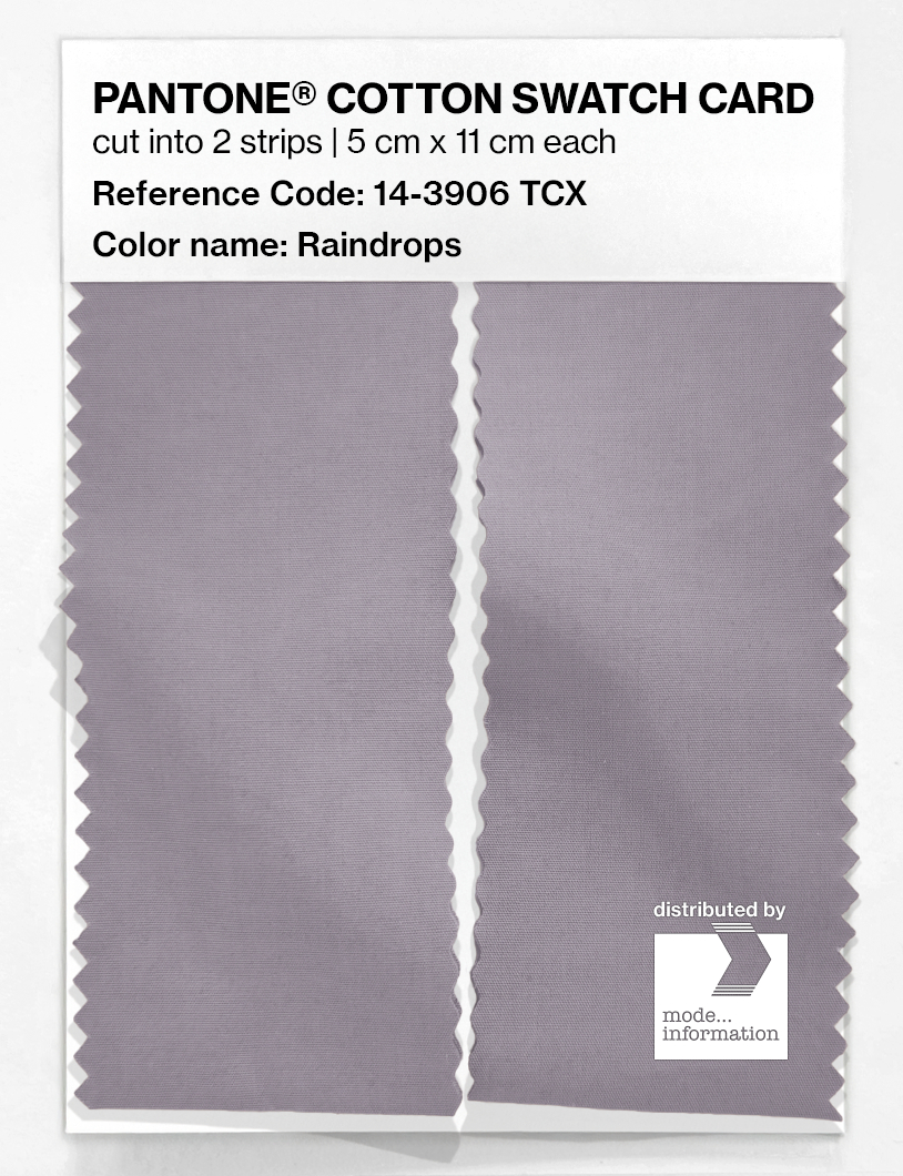 Artikelbild 2 des Artikels “PANTONE® COTTON SWATCH CARD 14-3906 TCX Raindrops “