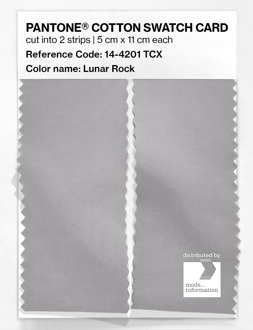 Artikelbild 2 des Artikels “PANTONE® COTTON SWATCH CARD 14-4201 TCX Lunar Rock “