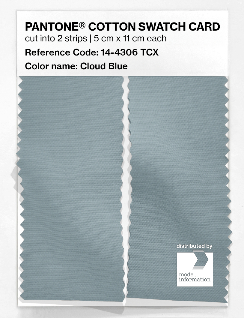 Artikelbild 2 des Artikels “PANTONE® COTTON SWATCH CARD 14-4306 TCX Cloud Blue “