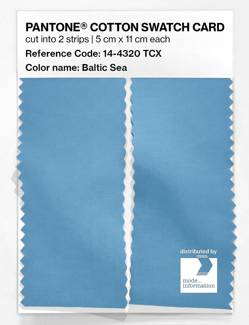 Artikelbild 2 des Artikels “PANTONE® COTTON SWATCH CARD 14-4320 TCX Baltic Sea “