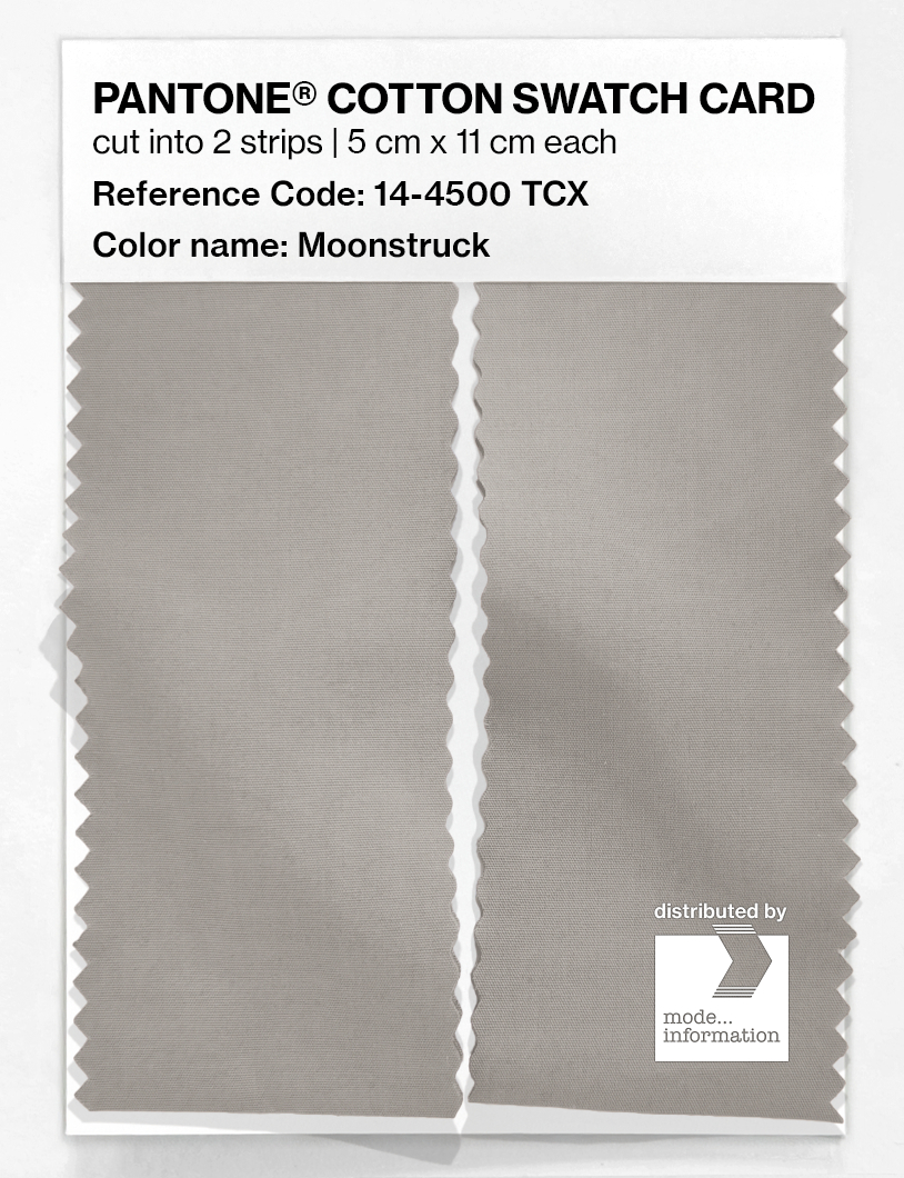 Product image 2 of the product “PANTONE® COTTON SWATCH CARD 14-4500 TCX Moonstruck ”