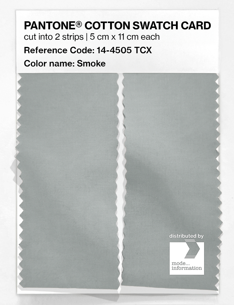 Artikelbild 2 des Artikels “PANTONE® COTTON SWATCH CARD 14-4505 TCX Smoke “