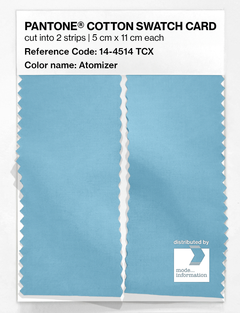 Product image 2 of the product “PANTONE® COTTON SWATCH CARD 14-4514 TCX Atomizer ”