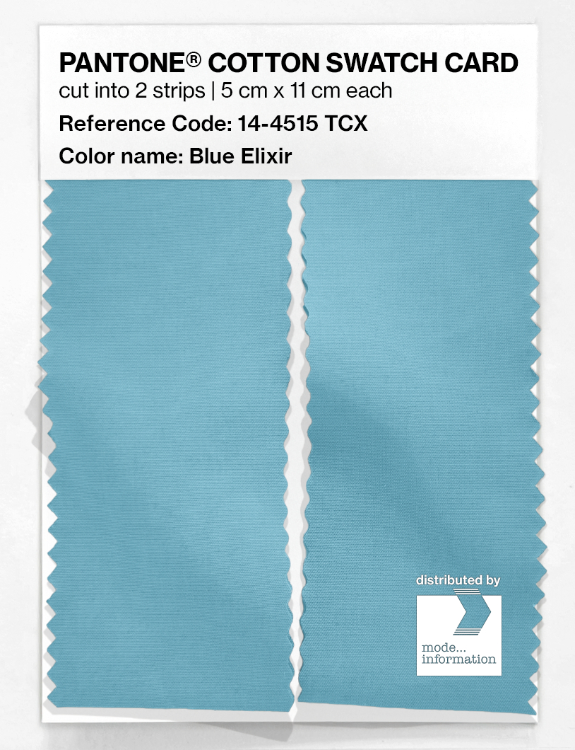 Product image 2 of the product “PANTONE® COTTON SWATCH CARD 14-4515 TCX Blue Elixir ”