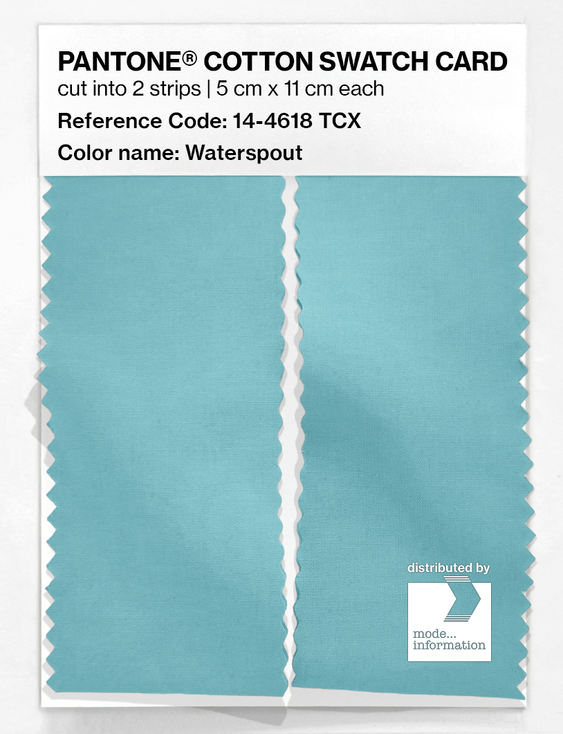 Artikelbild 2 des Artikels “PANTONE® COTTON SWATCH CARD 14-4618 TCX Waterspout “