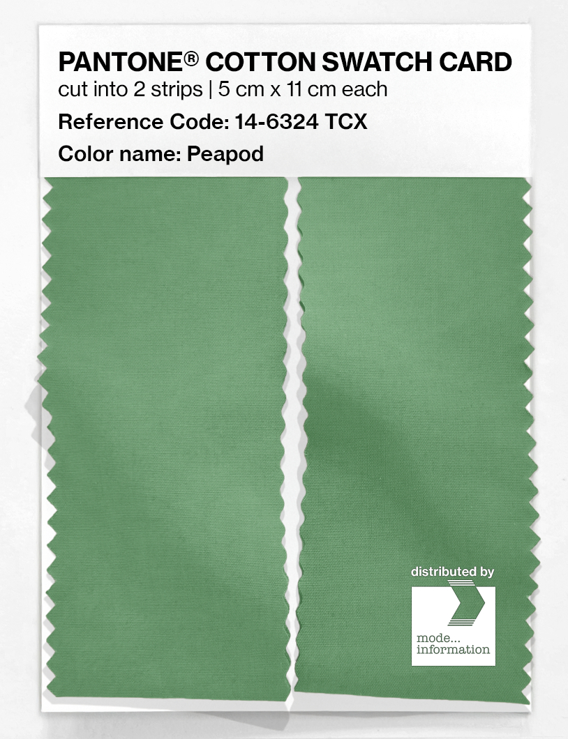 Artikelbild 2 des Artikels “PANTONE® COTTON SWATCH CARD 14-6324 TCX Peapod “