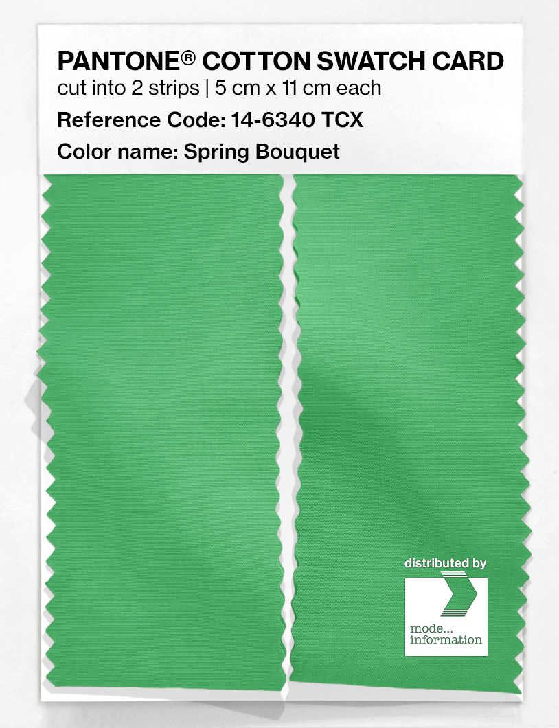 Artikelbild 2 des Artikels “PANTONE® COTTON SWATCH CARD 14-6340 TCX Spring Bouquet “