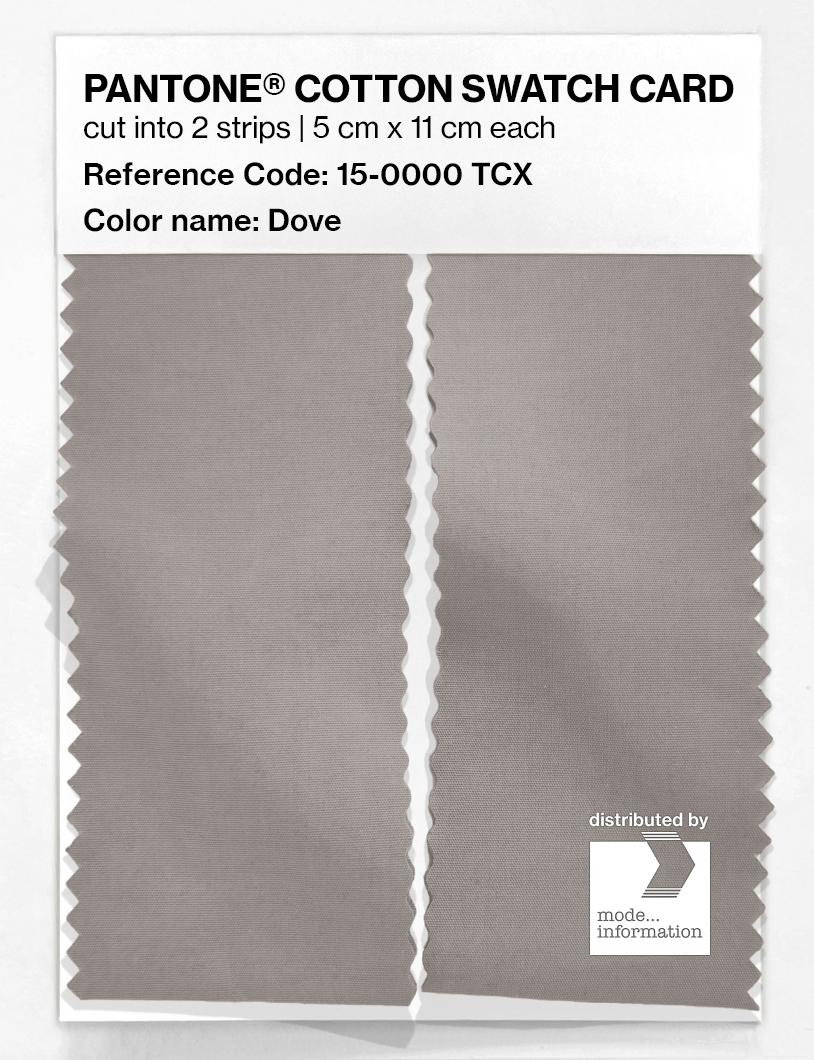 Artikelbild 2 des Artikels “PANTONE® COTTON SWATCH CARD 15-0000 TCX Dove “