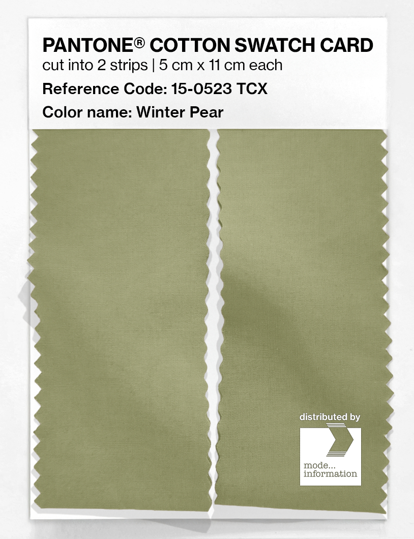 Artikelbild 2 des Artikels “PANTONE® COTTON SWATCH CARD 15-0523 TCX Winter Pear “