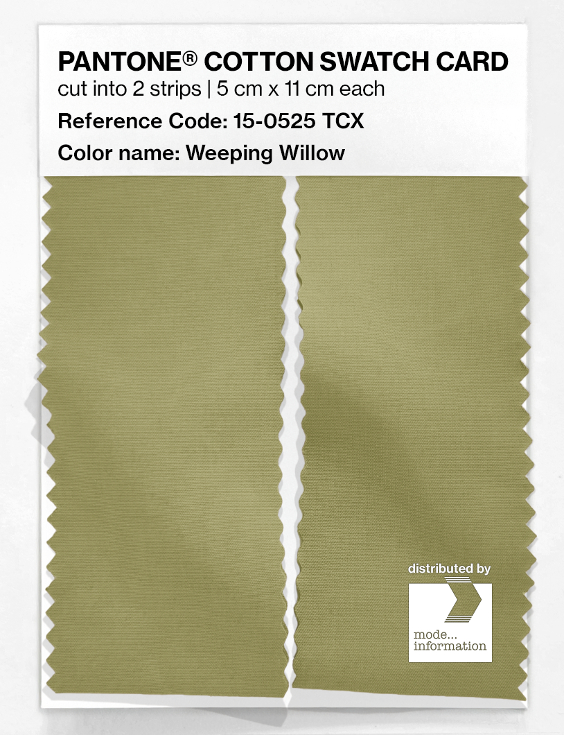 Artikelbild 2 des Artikels “PANTONE® COTTON SWATCH CARD 15-0525 TCX Weeping Willow “