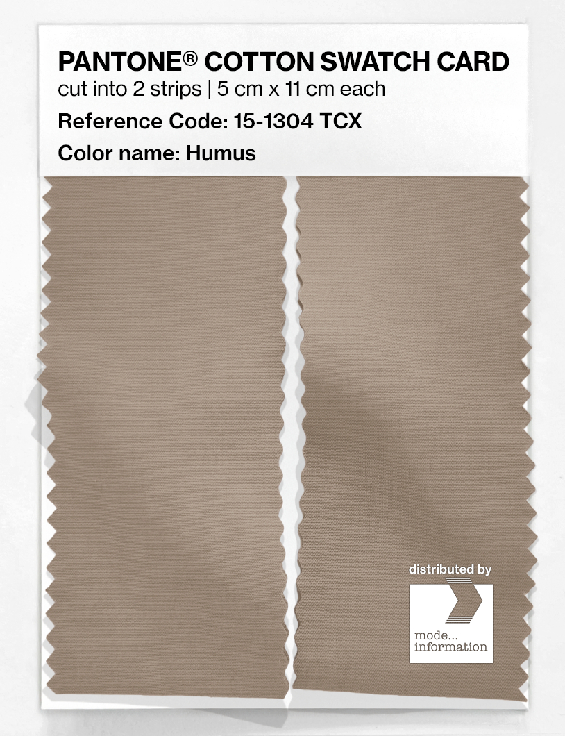 Artikelbild 2 des Artikels “PANTONE® COTTON SWATCH CARD 15-1304 TCX Humus “