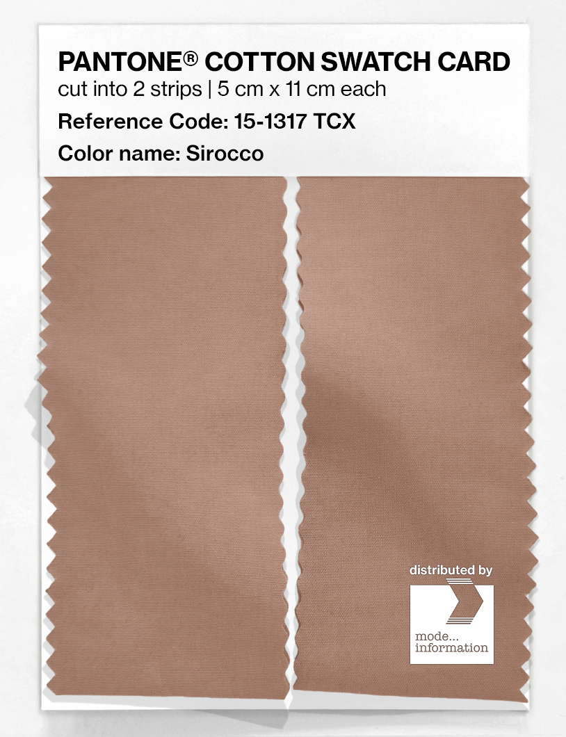 Artikelbild 2 des Artikels “PANTONE® COTTON SWATCH CARD 15-1317 TCX Sirocco “