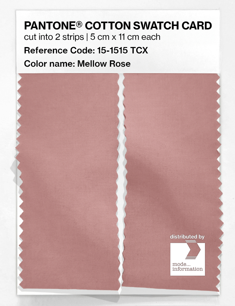 Artikelbild 2 des Artikels “PANTONE® COTTON SWATCH CARD 15-1515 TCX Mellow Rose “