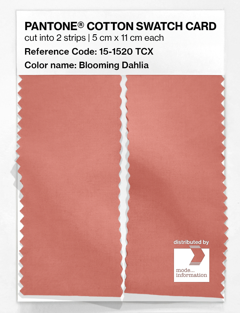 Artikelbild 2 des Artikels “PANTONE® COTTON SWATCH CARD 15-1520 TCX Blooming Dahlia “