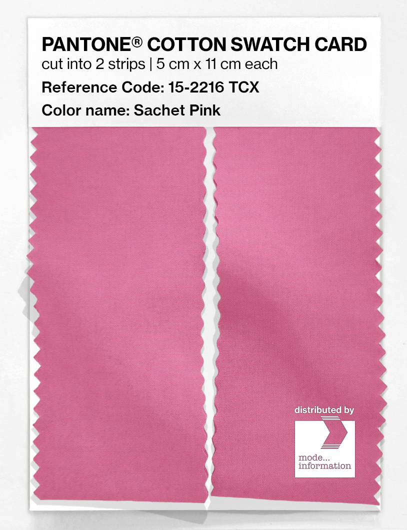 Artikelbild 2 des Artikels “PANTONE® COTTON SWATCH CARD 15-2216 TCX Sachet Pink “