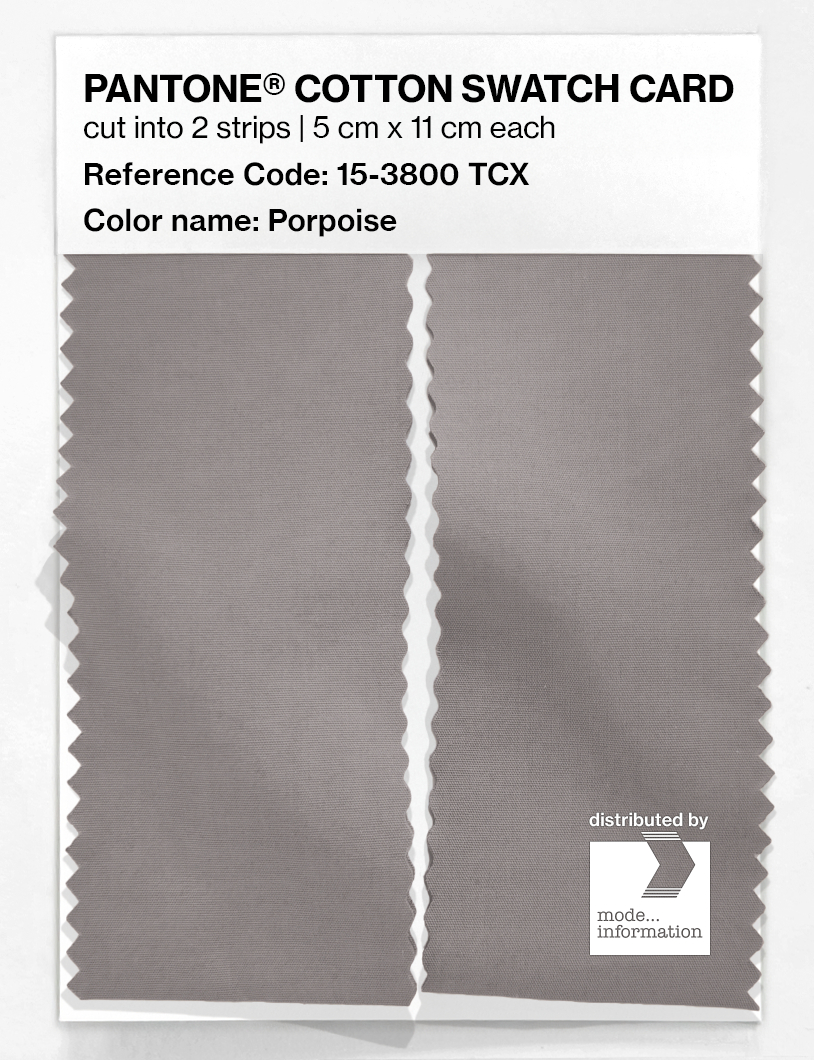 Artikelbild 2 des Artikels “PANTONE® COTTON SWATCH CARD 15-3800 TCX Porpoise “