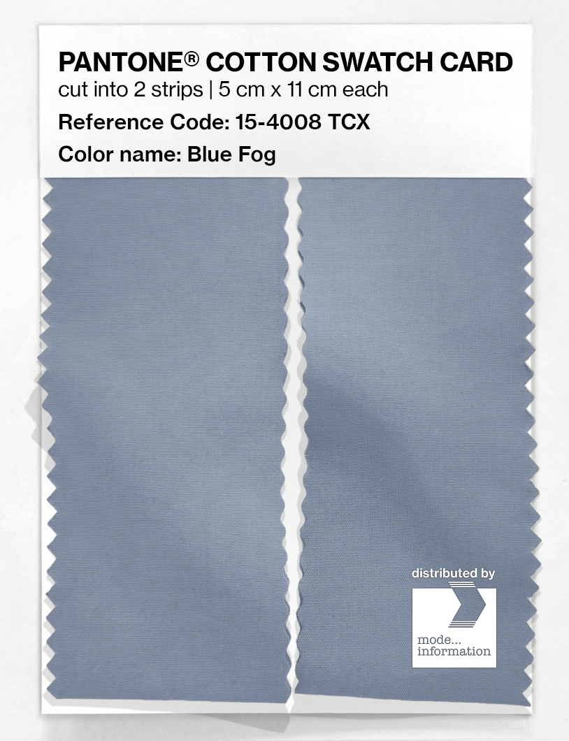 Artikelbild 2 des Artikels “PANTONE® COTTON SWATCH CARD 15-4008 TCX Blue Fog “