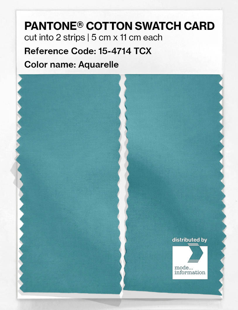 Artikelbild 2 des Artikels “PANTONE® COTTON SWATCH CARD 15-4714 TCX Aquarelle “