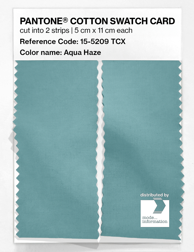 Artikelbild 2 des Artikels “PANTONE® COTTON SWATCH CARD 15-5209 TCX Aqua Haze “