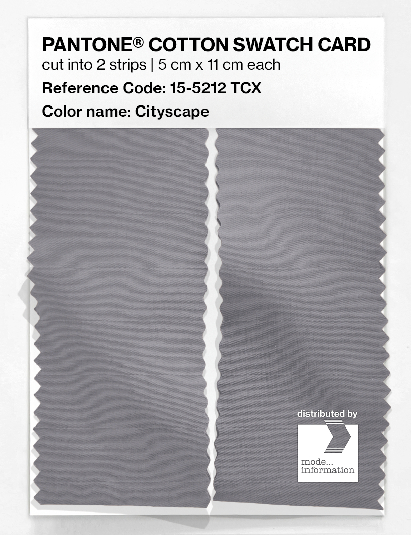 Artikelbild 2 des Artikels “PANTONE® COTTON SWATCH CARD 15-5212 TCX Cityscape “