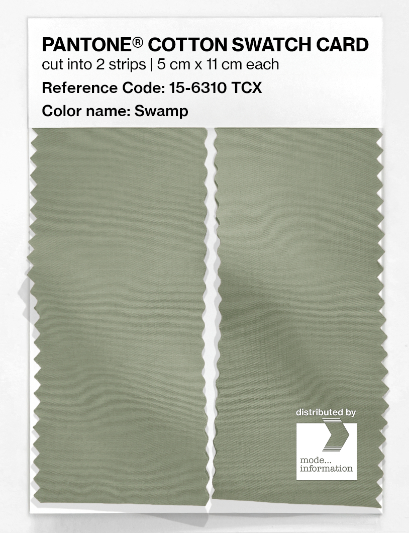 Artikelbild 2 des Artikels “PANTONE® COTTON SWATCH CARD 15-6310 TCX Swamp “