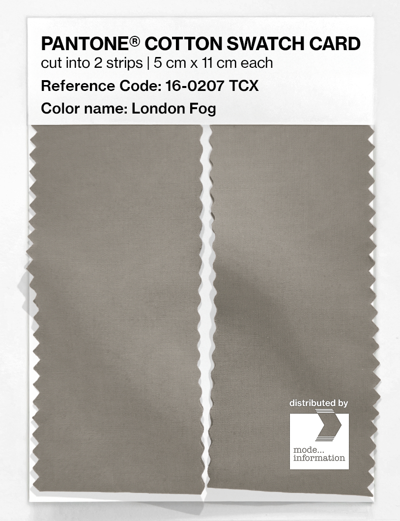 Artikelbild 2 des Artikels “PANTONE® COTTON SWATCH CARD 16-0207 TCX London Fog “