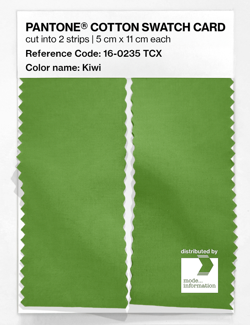 Artikelbild 2 des Artikels “PANTONE® COTTON SWATCH CARD 16-0235 TCX Kiwi “