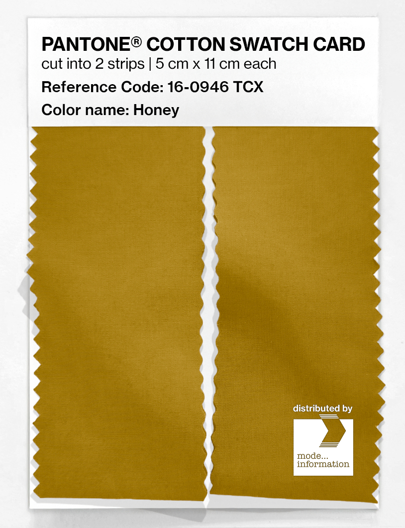 Artikelbild 2 des Artikels “PANTONE® COTTON SWATCH CARD 16-0946 TCX Honey “