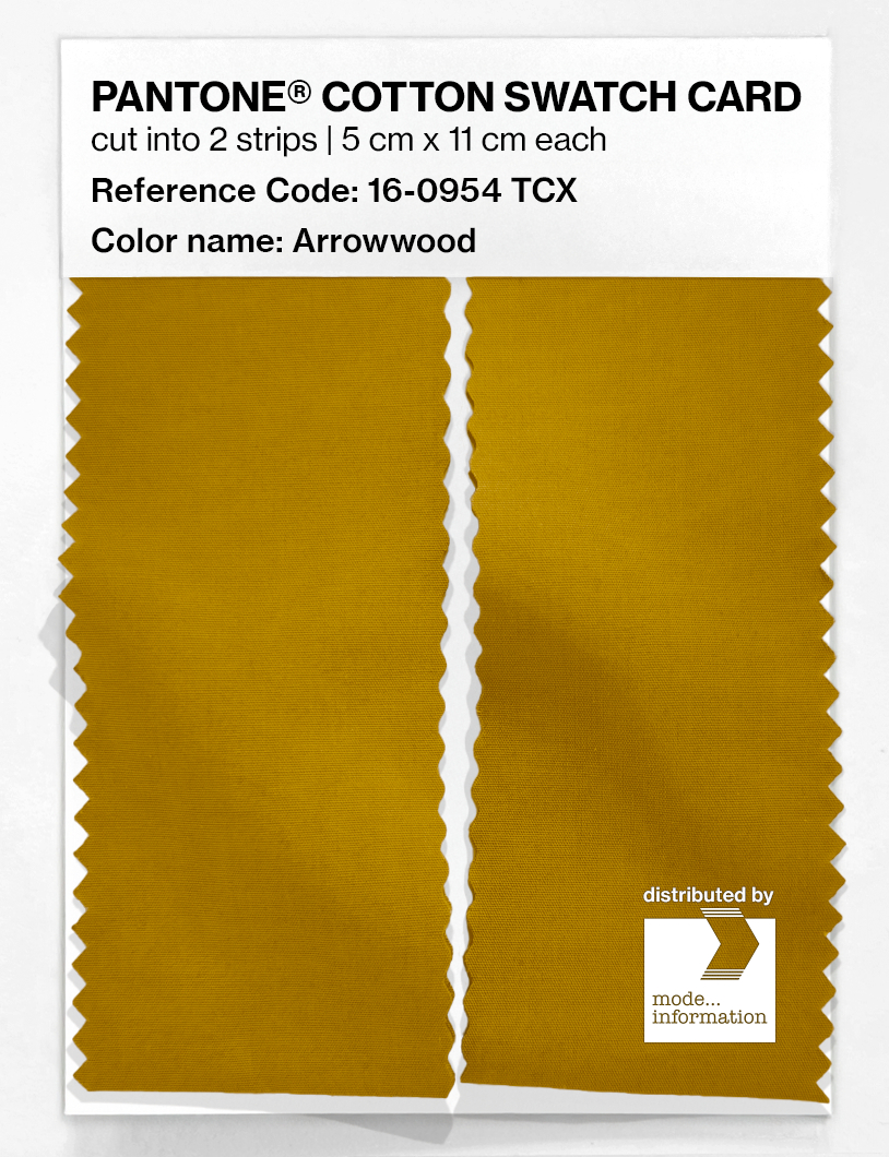 Artikelbild 2 des Artikels “PANTONE® COTTON SWATCH CARD 16-0954 TCX Arrowwood “