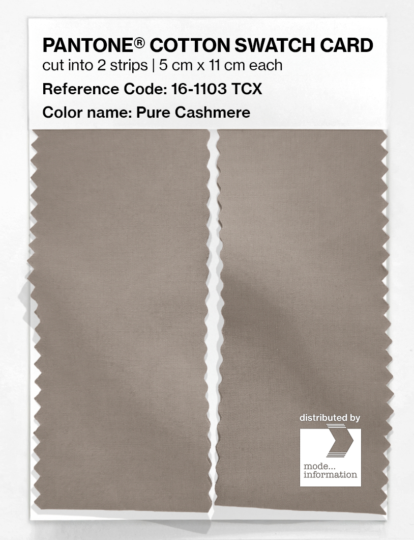 Artikelbild 2 des Artikels “PANTONE® COTTON SWATCH CARD 16-1103 TCX Pure Cashmere “