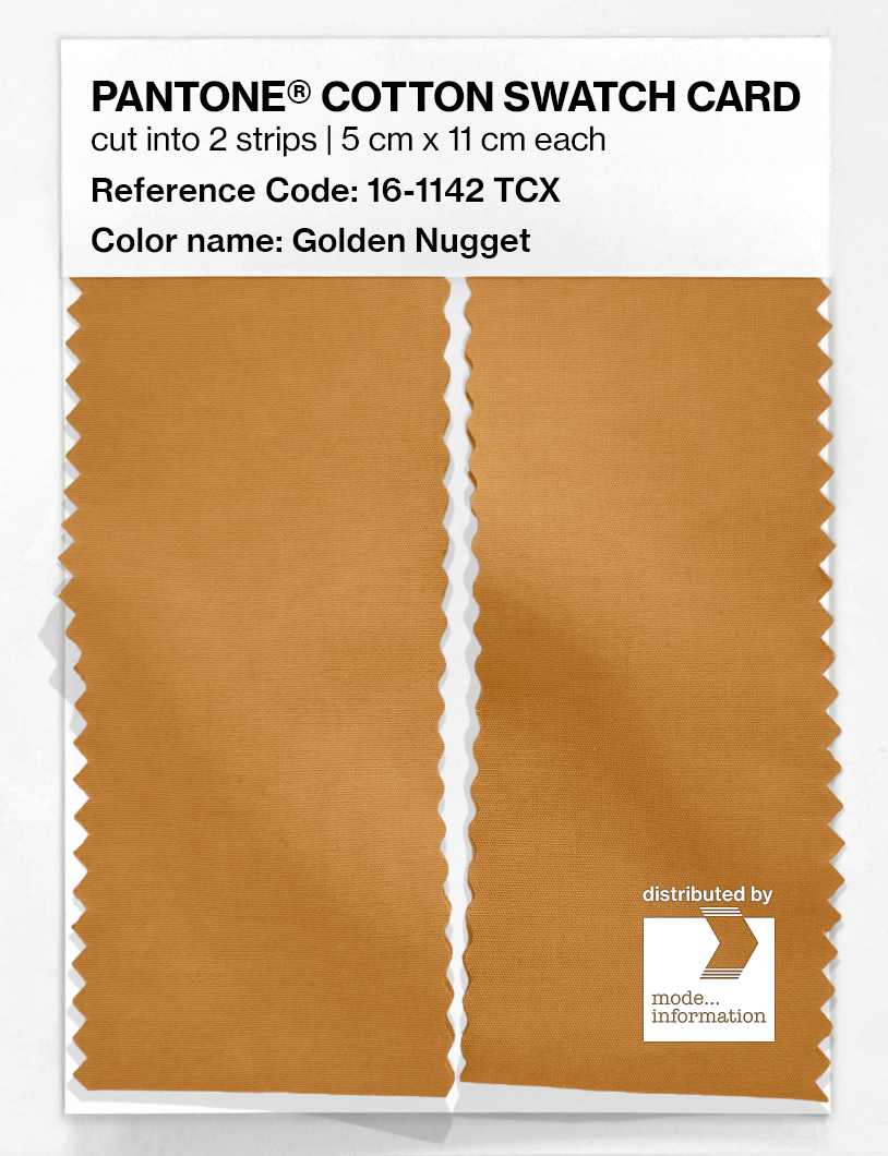 Artikelbild 2 des Artikels “PANTONE® COTTON SWATCH CARD 16-1142 TCX Golden Nugget “