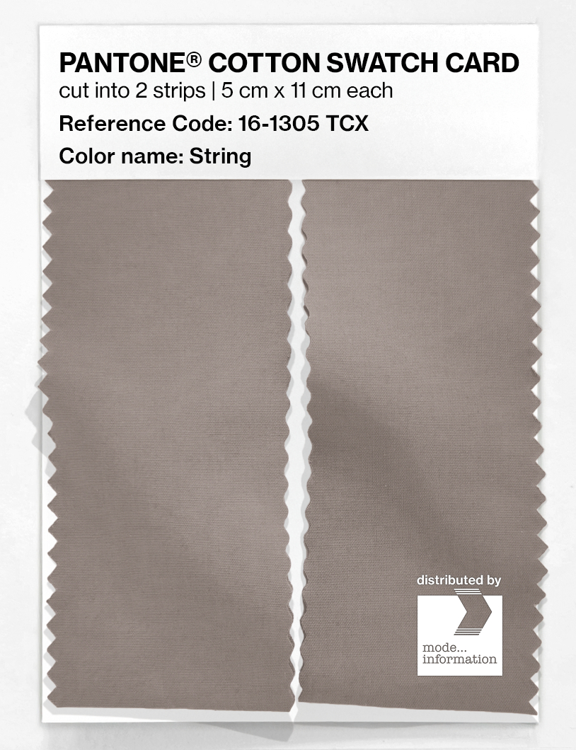 Product image 2 of the product “PANTONE® COTTON SWATCH CARD 16-1305 TCX String ”