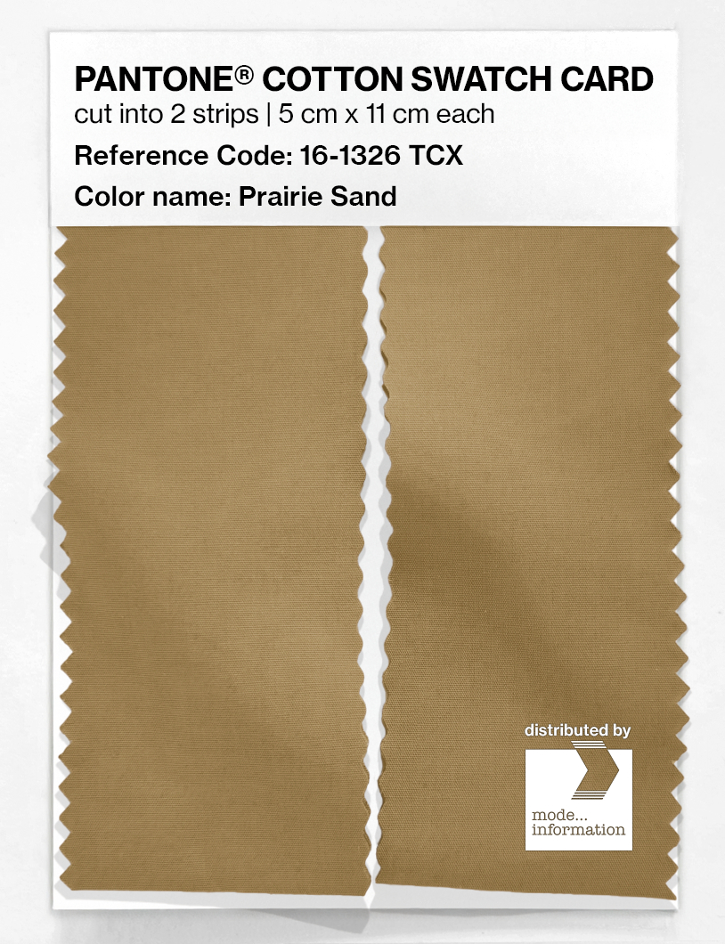 Artikelbild 2 des Artikels “PANTONE® COTTON SWATCH CARD 16-1326 TCX Prairie Sand “